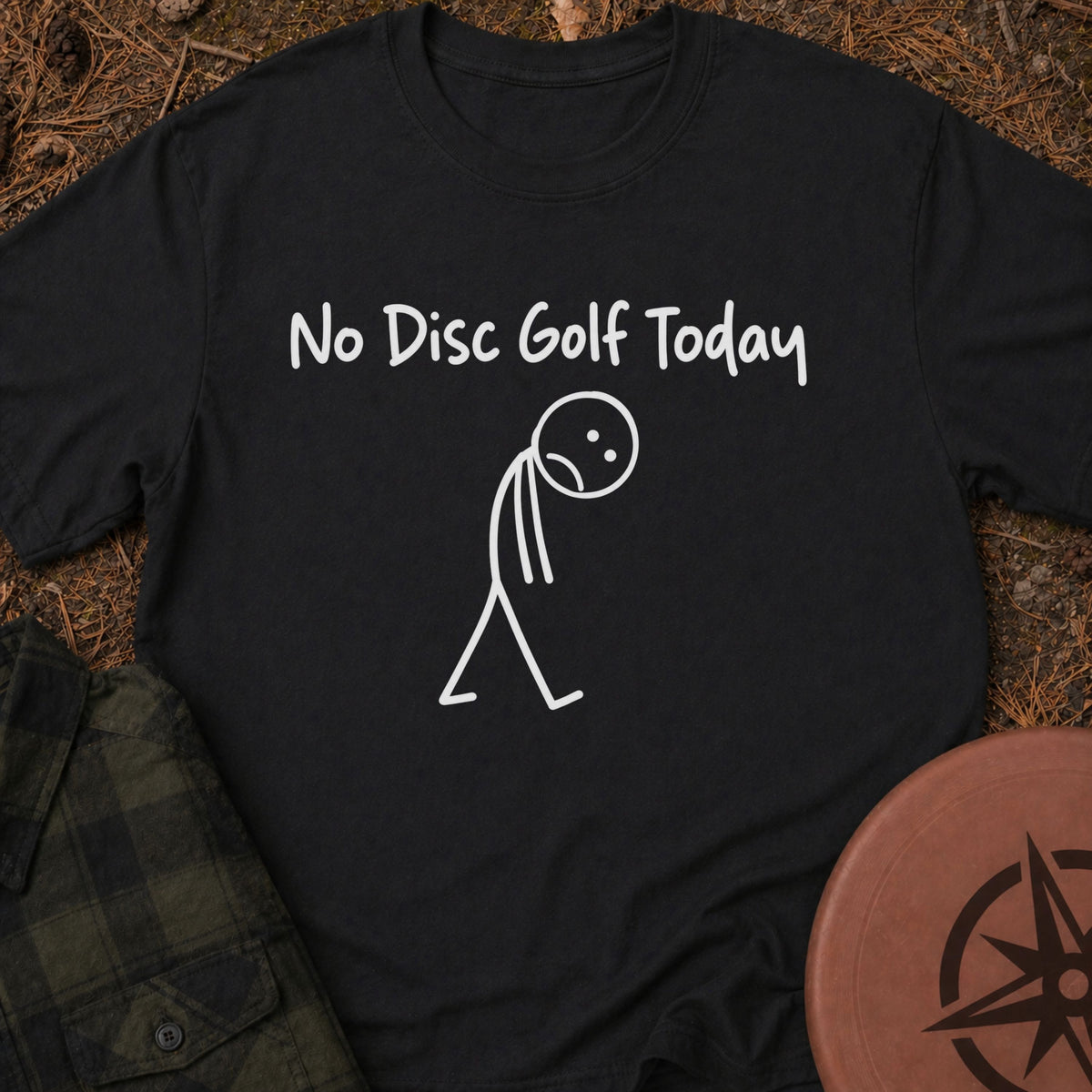 Sad Disc Golfer T-Shirt