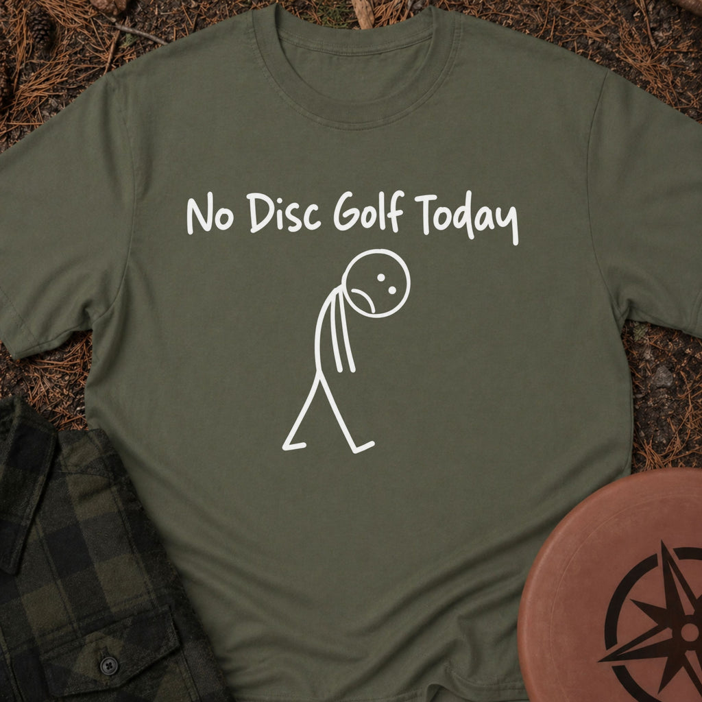 Sad Disc Golfer T-Shirt
