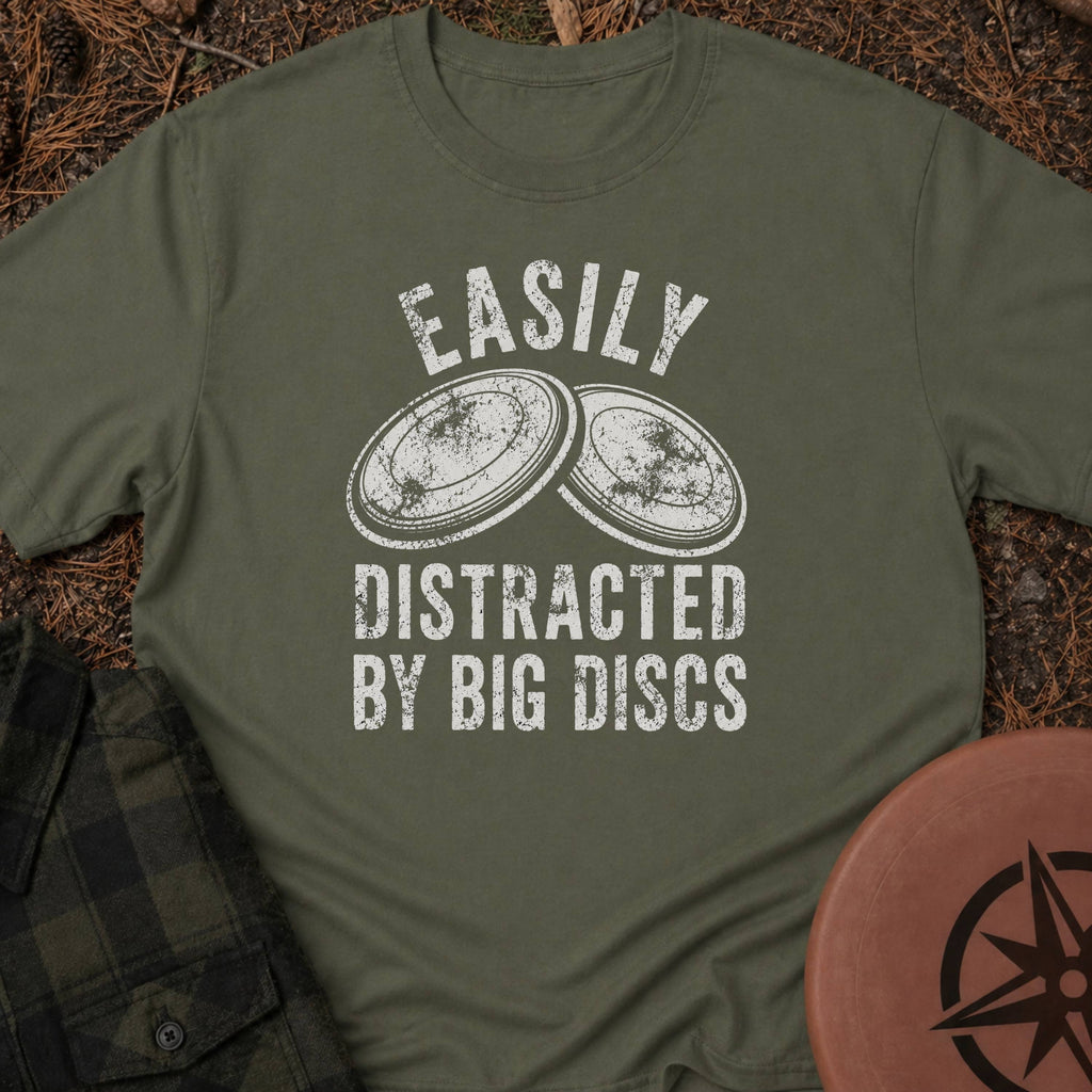 Distracted by Discs T-Shirt