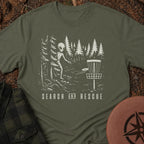 Alien Disc Golfer T-Shirt