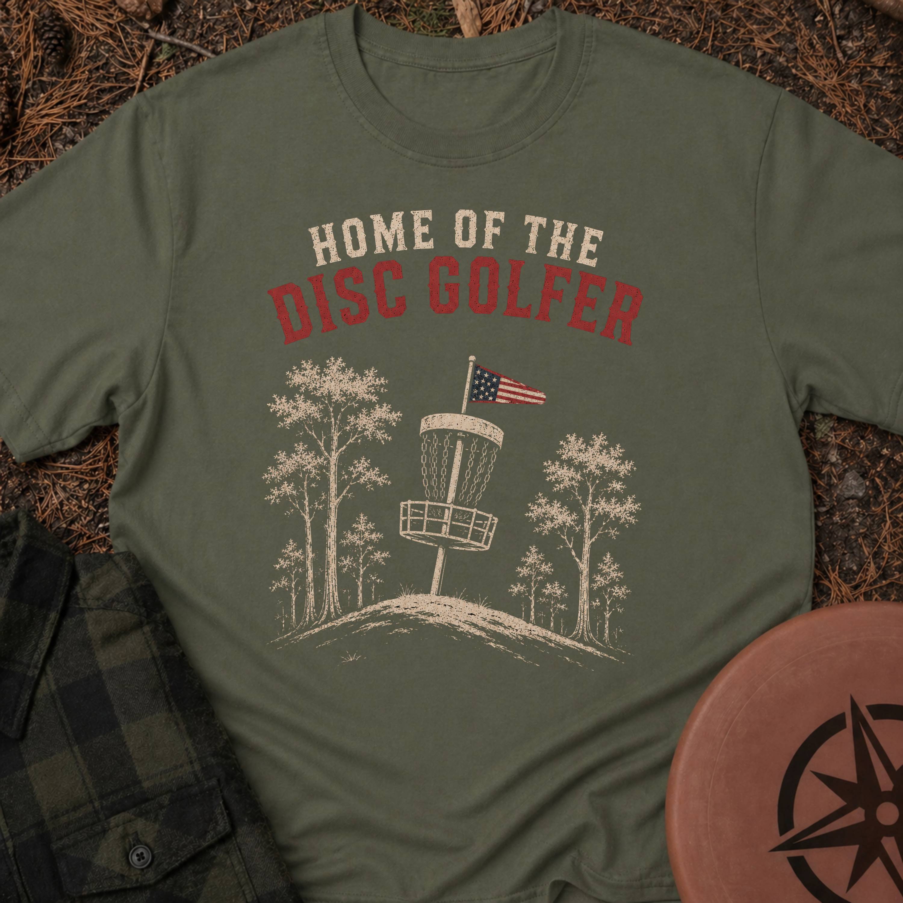 Disc Golfer Home T-Shirt