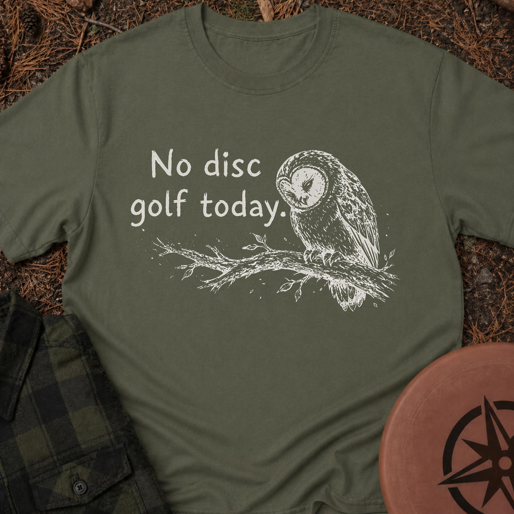 No Disc Golf T-Shirt