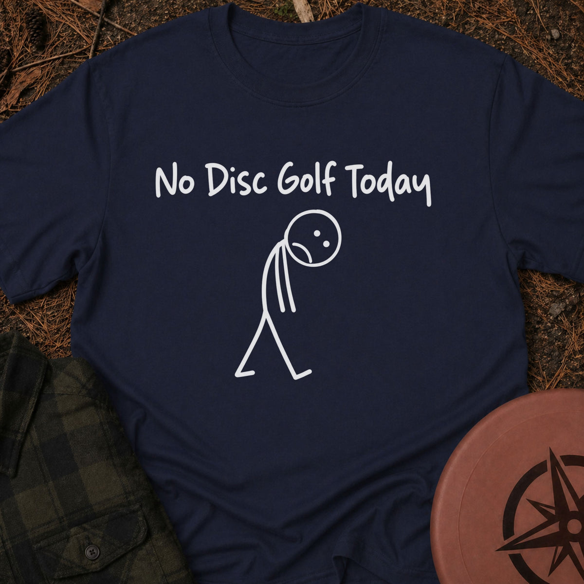 Sad Disc Golfer T-Shirt