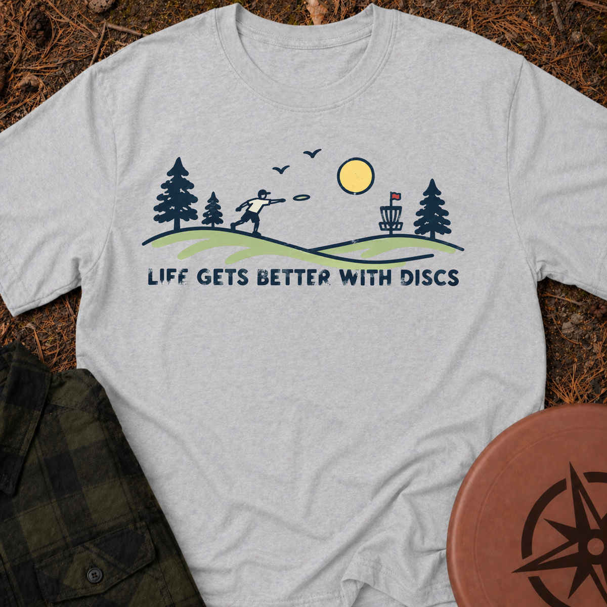 Better With Discs T-Shirt