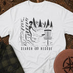 Alien Disc Golfer T-Shirt